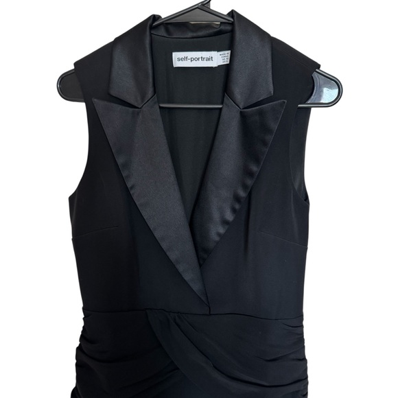 Self-Portrait Black Lace Midi Dress - Picture 4 of 5